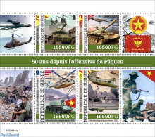 Guinea, Republic 2022 50 Years Since The Easter Offensive, Mint NH, History - Transport - World War II - Aircraft & Av.. - 2. Weltkrieg