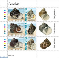 Guinea Bissau 2022 Shells, Mint NH, Nature - Shells & Crustaceans - Vita Acquatica