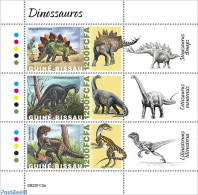 Guinea Bissau 2022 Dinosaurs, Mint NH, Nature - Prehistoric Animals - Prehistory - Vor- U. Frühgeschichte