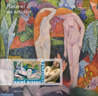 Guinea Bissau 2022 Nude Paintings, Mint NH, Art - Nude Paintings - Paintings - Guinea-Bissau