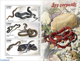 Chad 2022 Snakes, Mint NH, Nature - Snakes - Otros & Sin Clasificación