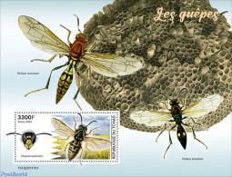 Chad 2022 Wasps, Mint NH, Nature - Insects - Otros & Sin Clasificación