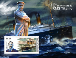 Chad 2022 110th Anniversary Of Titanic, Mint NH, Transport - Ships And Boats - Titanic - Otros & Sin Clasificación