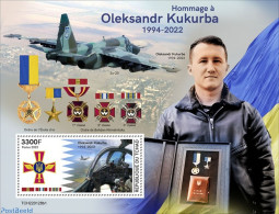 Chad 2022 Tribute To Oleksandr Kukurba, Mint NH, Transport - Aircraft & Aviation - Sonstige & Ohne Zuordnung