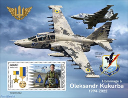 Chad 2022 Tribute To Oleksandr Kukurba, Mint NH, Transport - Aircraft & Aviation - Other & Unclassified