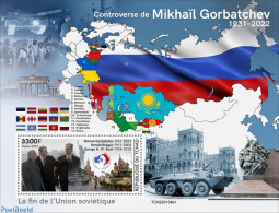 Chad 2022 Contraversy Of Mikhail Gorbachev, Mint NH, History - American Presidents - Politicians - Autres & Non Classés