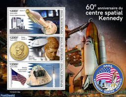 Chad 2022 60th Anniversary Of Kennedy Space Center, Mint NH, History - Transport - American Presidents - Space Explora.. - Other & Unclassified