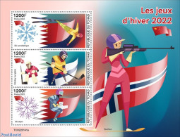 Chad 2022 Olympic Winter Games 2022, Mint NH, Sport - Ice Hockey - Olympic Games - Olympic Winter Games - Skiing - Autres & Non Classés