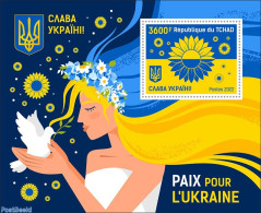Chad 2022 Peace For Ukraine, Mint NH, History - Peace - Andere & Zonder Classificatie