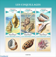 Central Africa 2022 Shells, Mint NH, Nature - Shells & Crustaceans - Marine Life