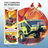 Central Africa 2022 Fire Engines, Mint NH, Transport - Fire Fighters & Prevention - Feuerwehr