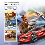 Central Africa 2022 145th Anniversary Of Louis Renault, Mint NH, Transport - República Centroafricana