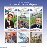 Central Africa 2022 50 Years Since Easter Offensive, Mint NH, History - Transport - American Presidents - Aircraft & A.. - Airplanes