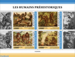 Central Africa 2022 Prehistoric Humans, Mint NH, Nature - Prehistory - Centrafricaine (République)