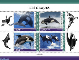 Central Africa 2022 Orcas, Mint NH, Nature - Sea Mammals - Centrafricaine (République)