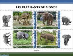 Central Africa 2022 Elephants, Mint NH, Nature - Elephants - República Centroafricana