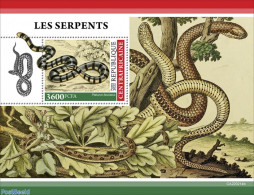 Central Africa 2022 Snakes, Mint NH, Nature - Snakes - Centrafricaine (République)