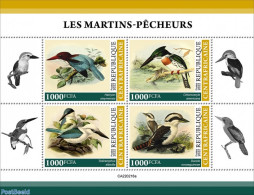 Central Africa 2022 Kingfishers, Mint NH, Nature - Kingfishers - Centrafricaine (République)