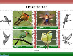 Central Africa 2022 Bee-eaters, Mint NH, Nature - Birds - Centrafricaine (République)