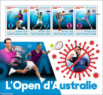 Central Africa 2022 Australian Open 2022, Mint NH, Sport - Tennis - Tennis