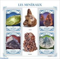 Central Africa 2022 Minerals, Mint NH, History - Geology - Centrafricaine (République)