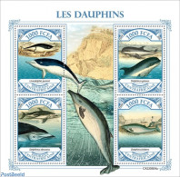 Central Africa 2022 Dolphins, Mint NH, Nature - Sea Mammals - Centrafricaine (République)