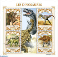 Central Africa 2022 Dinosaurs, Mint NH, Nature - Prehistoric Animals - Prehistory - Prehistorisch