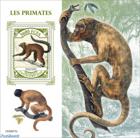 Central Africa 2022 Primates/ Monkeys, Mint NH, Nature - Monkeys - Zentralafrik. Republik