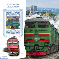 Central Africa 2022 Ukrainian Trains, Mint NH, Transport - Railways - Trains