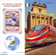 Central Africa 2022 European High-speed Trains, Mint NH, Transport - Railways - Trains