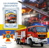 Central Africa 2022 Ukrainian Firefighters, Mint NH, Transport - Fire Fighters & Prevention - Firemen