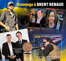 Central Africa 2022 Tribute To Brent Renaud, Mint NH, History - Newspapers & Journalism - Centrafricaine (République)