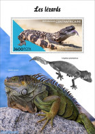 Central Africa 2022 Lizards, Mint NH, Nature - Animals (others & Mixed) - Centrafricaine (République)