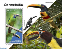 Central Africa 2022 Toucans, Mint NH, Nature - Birds - Toucans - Centrafricaine (République)