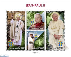 Central Africa 2022 John Paul II, Mint NH, Religion - Pope - Papes