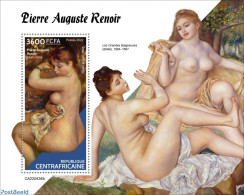 Central Africa 2022 Pierre Auguste Renoir, Mint NH, Art - Nude Paintings - Paintings - Centrafricaine (République)