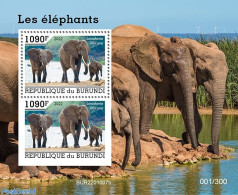 Burundi 2022 Elephants, Mint NH, Nature - Elephants - Other & Unclassified