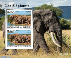 Burundi 2022 Elephants, Mint NH, Nature - Elephants - Altri & Non Classificati