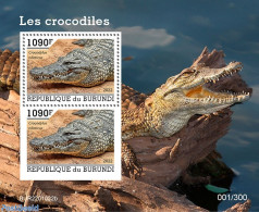 Burundi 2022 Crocodiles, Mint NH, Nature - Crocodiles - Sonstige & Ohne Zuordnung