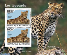 Burundi 2022 Leopards, Mint NH, Nature - Cat Family - Andere & Zonder Classificatie