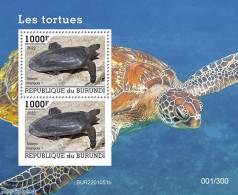 Burundi 2022 Turtles, Mint NH, Nature - Turtles - Other & Unclassified
