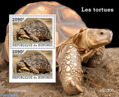 Burundi 2022 Turtles, Mint NH, Nature - Turtles - Otros & Sin Clasificación