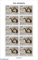 Burundi 2022 Snakes, Mint NH, Nature - Snakes - Other & Unclassified