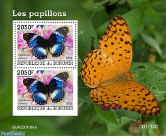 Burundi 2022 Butterflies, Mint NH, Nature - Butterflies - Sonstige & Ohne Zuordnung