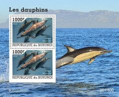 Burundi 2022 Dolphins, Mint NH, Nature - Sea Mammals - Autres & Non Classés