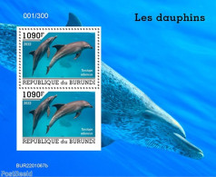 Burundi 2022 Dolphins, Mint NH, Nature - Sea Mammals - Otros & Sin Clasificación