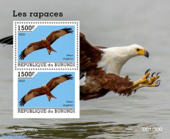 Burundi 2022 Birds Of Prey, Mint NH, Nature - Birds - Birds Of Prey - Autres & Non Classés