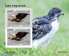 Burundi 2022 Birds Of Prey, Mint NH, Nature - Birds - Birds Of Prey - Sonstige & Ohne Zuordnung