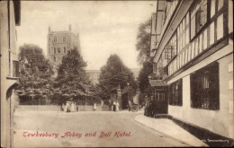 CPA Tewkesbury Gloucestershire England, Abbey, Bell Hotel - Other & Unclassified