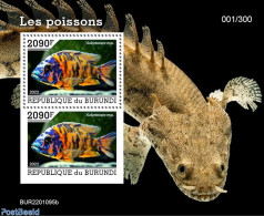 Burundi 2022 Fishes, Mint NH, Nature - Fish - Fische